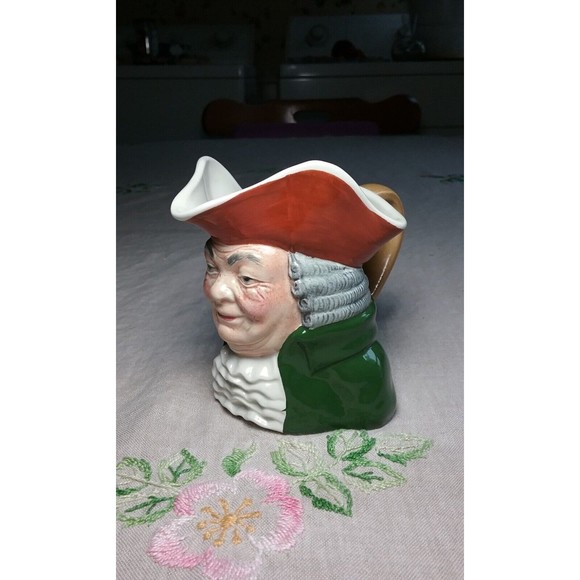 Vintage Olde Staffordshire Squire Toby Jug Creamer Made in England Hand Painted - Picture 3 of 10